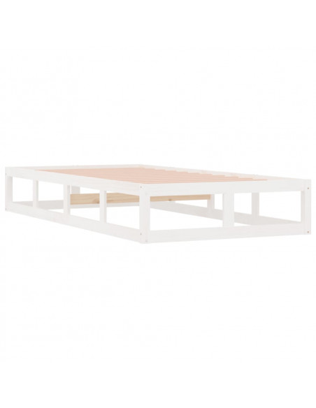 Giroletto Bianco 75x190 cm Small Single in Legno Massello