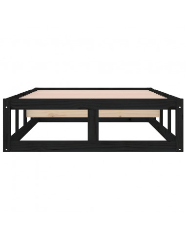 Giroletto Nero 75x190 cm Small Single in Legno Massello