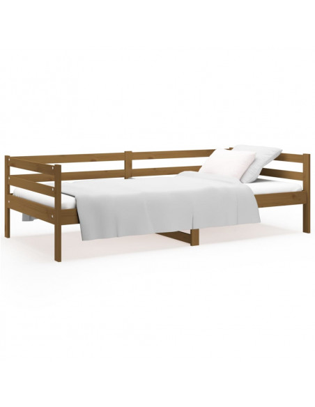 Dormeuse Miele 90x190 cm in Legno Massello di Pino
