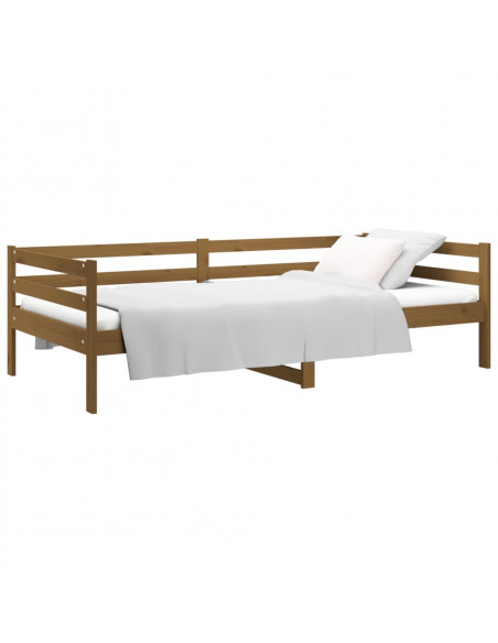 Dormeuse Miele 90x190 cm in Legno Massello di Pino