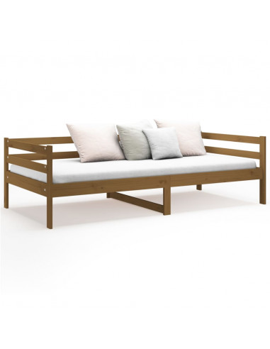 Dormeuse Miele 90x190 cm in Legno Massello di Pino