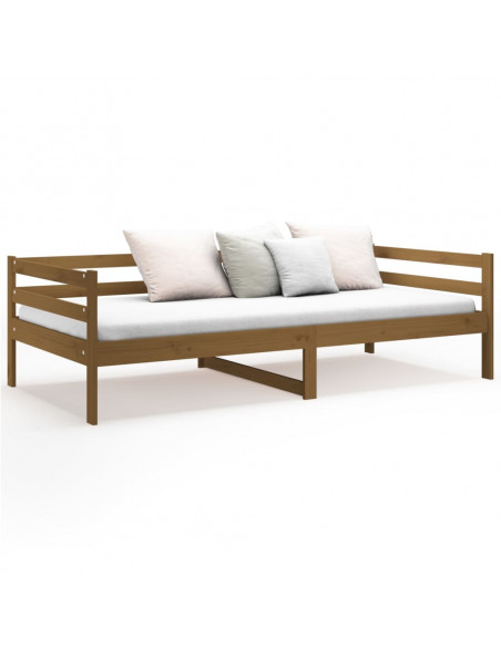 Dormeuse Miele 90x190 cm in Legno Massello di Pino