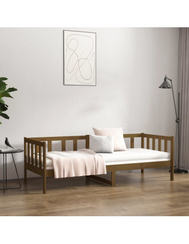 Dormeuse Miele 80x200 cm in Legno Massello di Pino