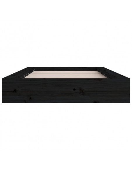 Giroletto Nero 75x190 cm Small Single in Legno Massello
