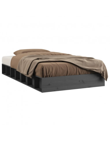 Giroletto Grigio 135x190 cm Double in legno Massello