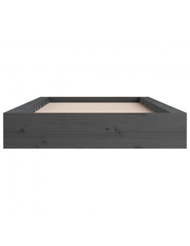 Giroletto Grigio 135x190 cm Double in legno Massello