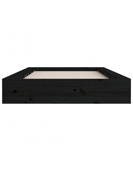 Giroletto Nero 135x190 cm Double in legno Massello