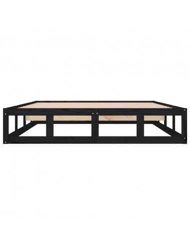 Giroletto Nero 140x200 cm in Legno Massello