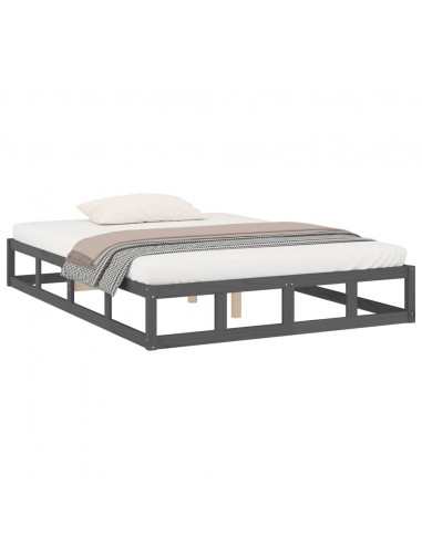 Giroletto Grigio 150x200 cm King in Legno Massello