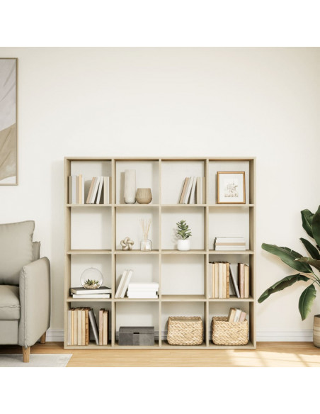 Libreria Rovere Sonoma 137,5x29x137,5 cm in Legno Multistrato