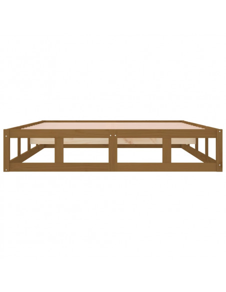Giroletto Miele 200x200 cm in Legno Massello