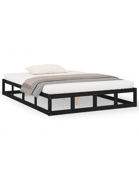 Giroletto Nero 140x190 cm in Legno Massello