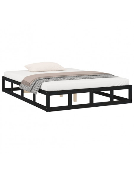 Giroletto Nero 140x190 cm in Legno Massello