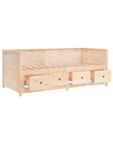 Dormeuse 80x200 cm in Legno Massello di Pino