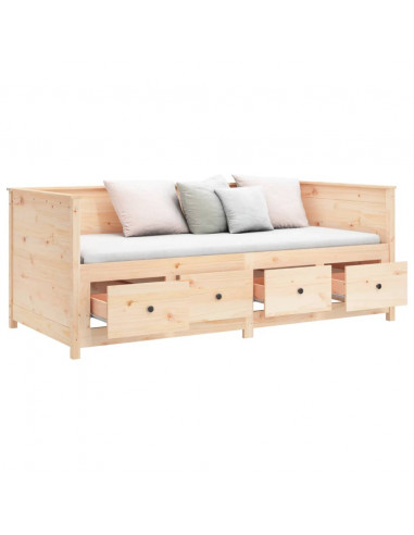 Dormeuse 75x190 cm in Legno Massello di Pino