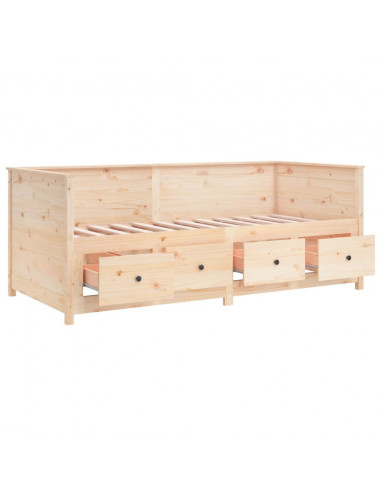 Dormeuse 75x190 cm in Legno Massello di Pino