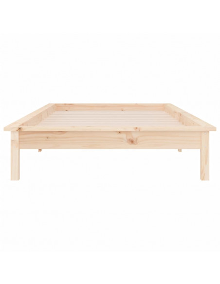 Giroletto con LED 90x200 cm in Legno Massello