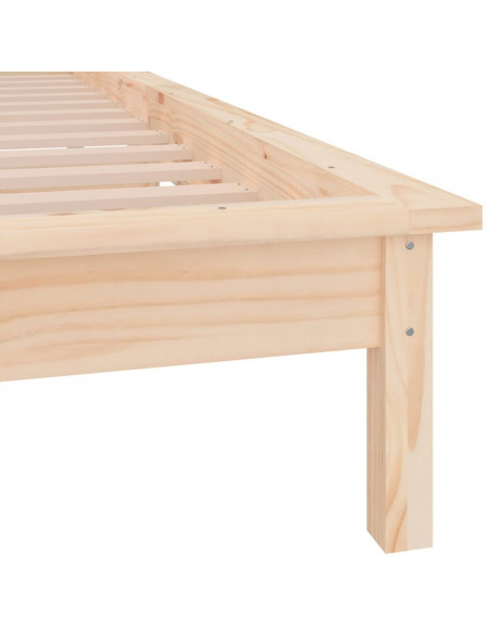 Giroletto con LED 90x200 cm in Legno Massello