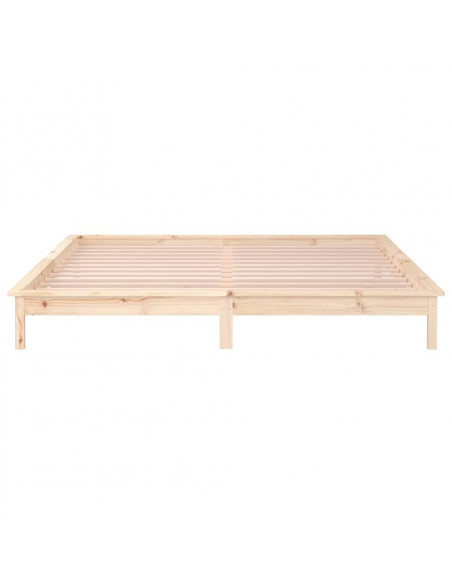 Giroletto con LED 140x190 cm in Legno Massello