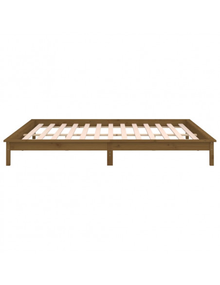 Giroletto con LED Miele 140x190 cm in Legno Massello