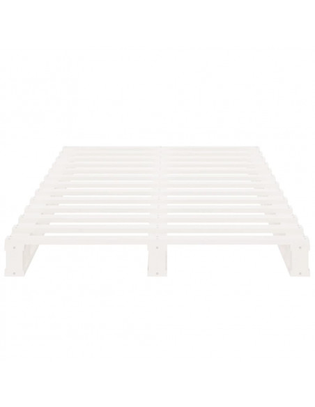 Letto a Pallet Bianco 75x190 cm Small Single Legno di Pino