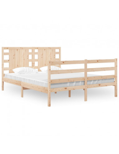 Giroletto in Legno Massello di Pino 120x190cm Small Double