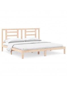 Giroletto in Legno Massello di Pino 200x200 cm 2