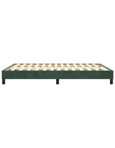 Giroletto a Molle Verde Scuro 140x190 cm in Velluto