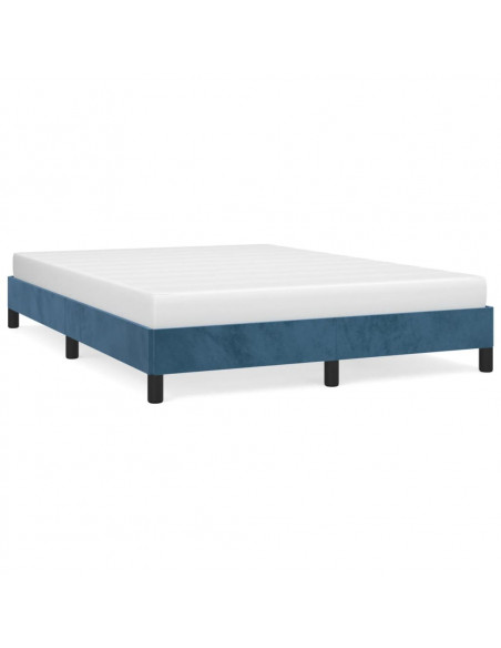 Giroletto Blu Scuro 140x190 cm in Velluto