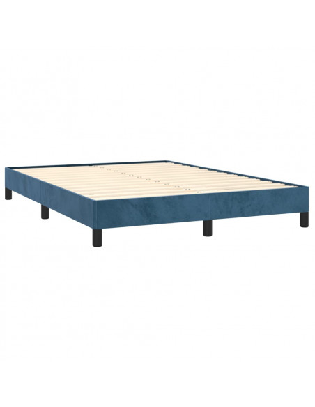 Giroletto Blu Scuro 140x190 cm in Velluto