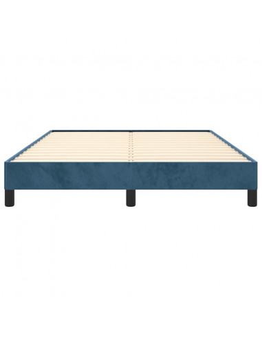 Giroletto Blu Scuro 140x190 cm in Velluto