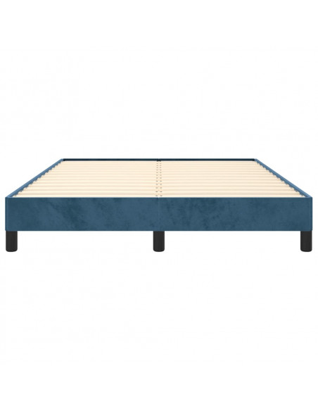 Giroletto Blu Scuro 140x190 cm in Velluto
