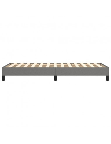 Giroletto a Molle Grigio Scuro 90x190 cm in Tessuto