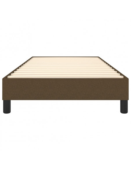 Giroletto Marrone Scuro 90x190 cm in Tessuto