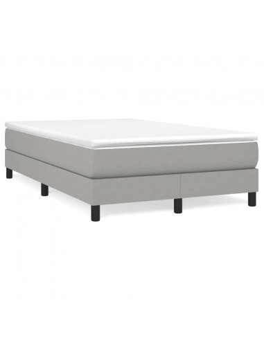 Giroletto a Molle Grigio Chiaro 120x200 cm in Tessuto