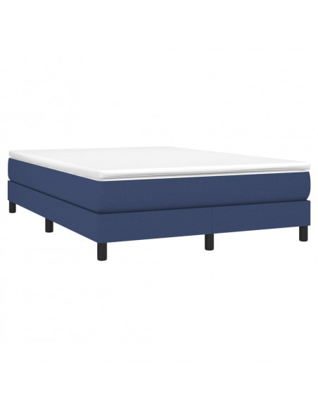 Giroletto a Molle Blu 140x190 cm in Tessuto
