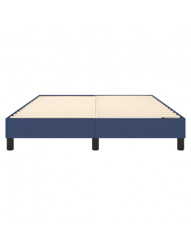 Giroletto a Molle Blu 140x190 cm in Tessuto