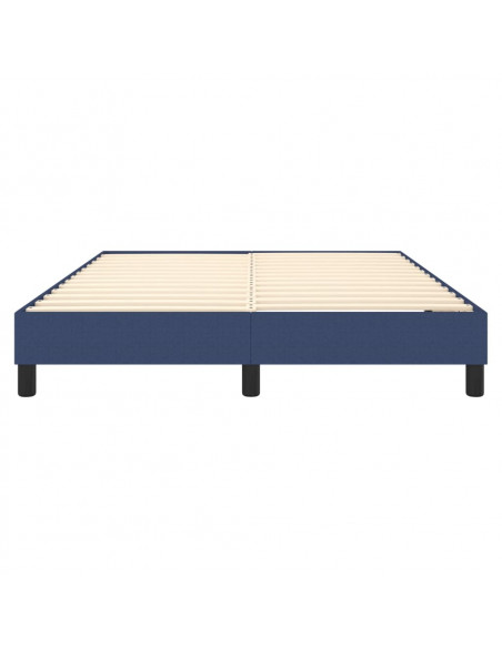 Giroletto a Molle Blu 140x190 cm in Tessuto
