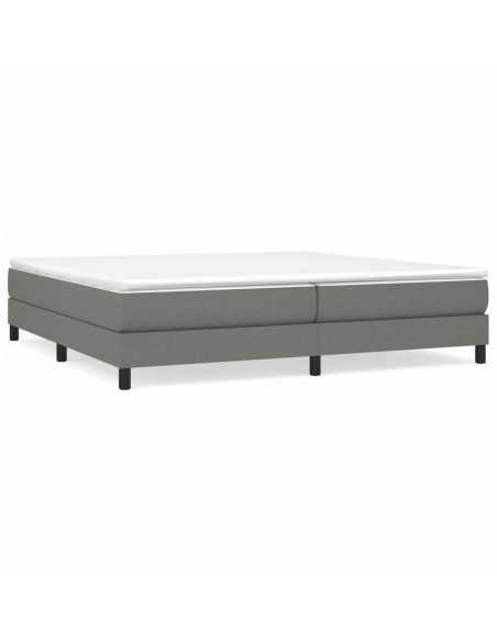 Giroletto a Molle Grigio Scuro 200x200 cm in Tessuto