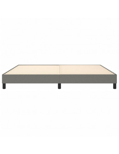 Giroletto a Molle Grigio Scuro 200x200 cm in Tessuto