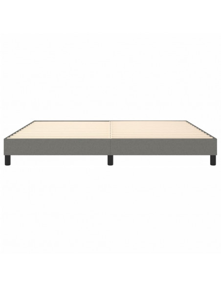 Giroletto a Molle Grigio Scuro 200x200 cm in Tessuto