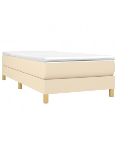 Giroletto a Molle Crema 90x190 cm in Tessuto