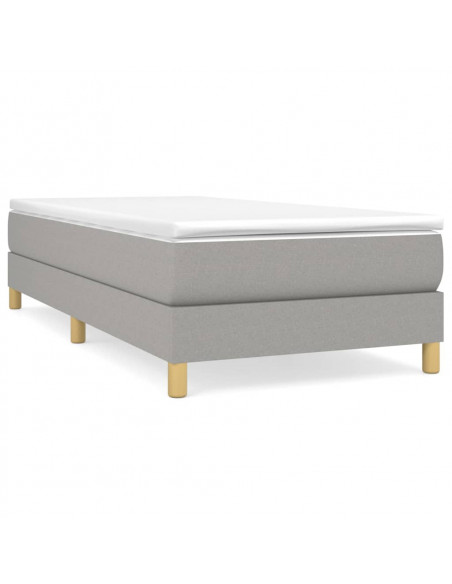 Giroletto Grigio Chiaro 90x200 cm in Tessuto