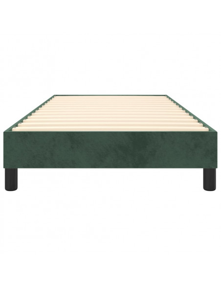 Giroletto Verde Scuro 90x200 cm in Velluto