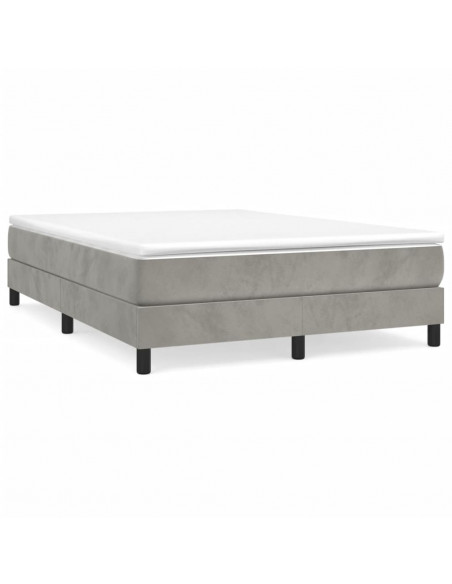 Giroletto Grigio Chiaro 140x190 cm in Velluto