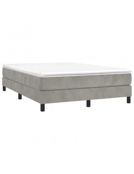 Giroletto Grigio Chiaro 140x190 cm in Velluto