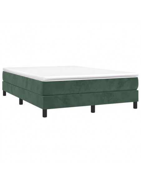 Giroletto a Molle Verde Scuro 140x200 cm in Velluto