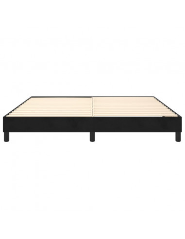 Giroletto Nero 160x200 cm in Velluto