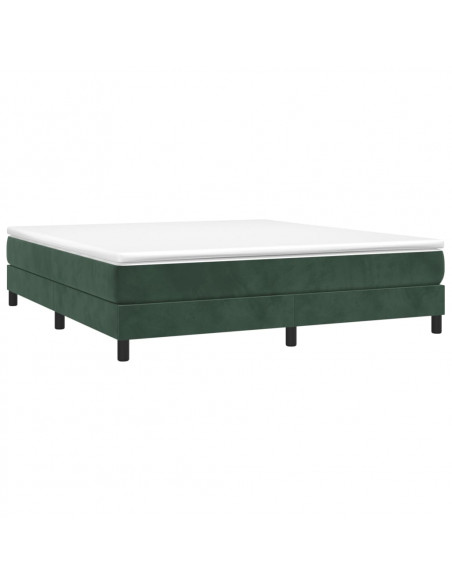 Giroletto Verde Scuro 160x200 cm in Velluto