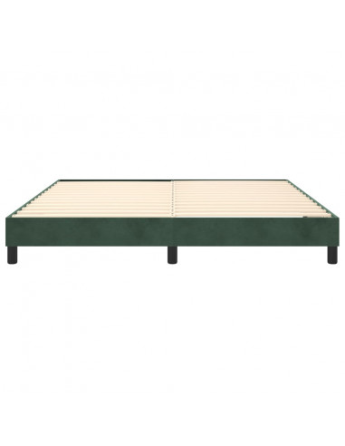 Giroletto Verde Scuro 160x200 cm in Velluto